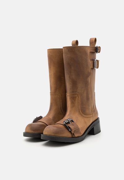 MOSCHINO STIVALE DONNA - Botas camperas - brown