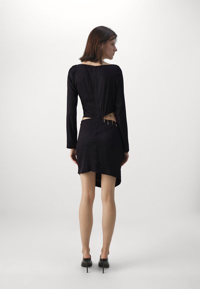 Ahluwalia FEMI DRAPED DRESS - Vestito elegante - black