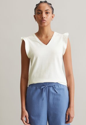 REGULAR  - T-Shirt print - silky white