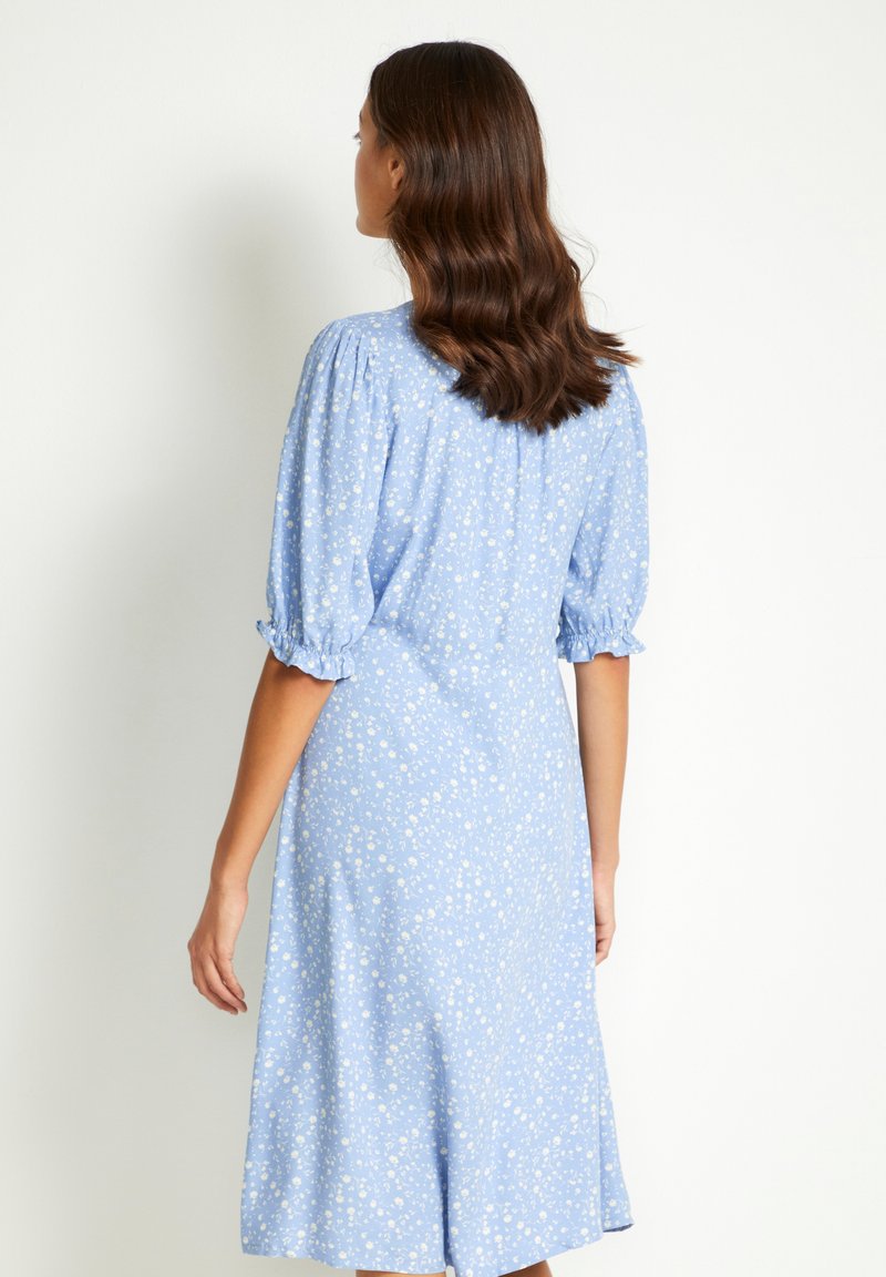 Damen Freizeitkleider | Culture CUNILDA Blusenkleid blue flower/blau - YQ90459 Damen Freizeitkleider | Culture CUNILDA Blusenkleid blue flower/blau - YQ90459