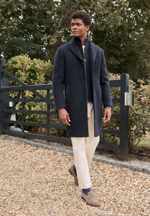 Next, REGULAR FIT - SIGNATURE SOFT TOUCH RICH ITALIAN FUNNEL NECK  - Cappotto corto - navy blue