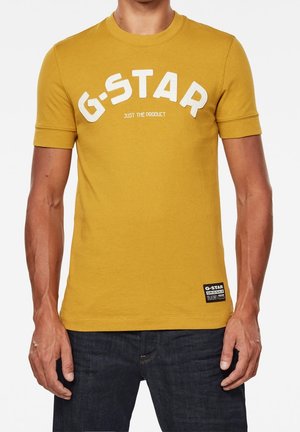 T-Shirt print - mustard yellow
