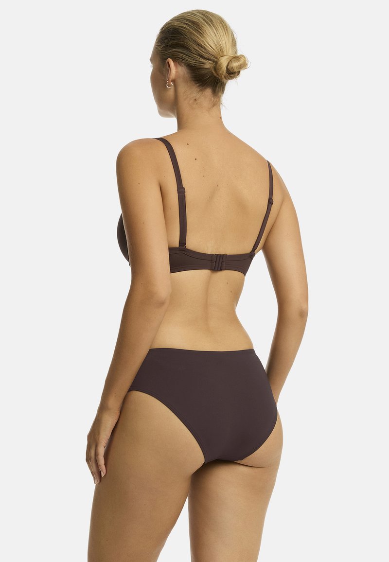 SLOGGI Women's Kosrae P Bikini Top, Padded, Green and Black