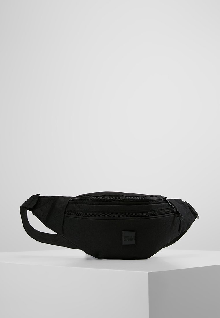 Urban Classics - DOUBLE-ZIP SHOULDER BAG - Marsupio - black, Ingrandire