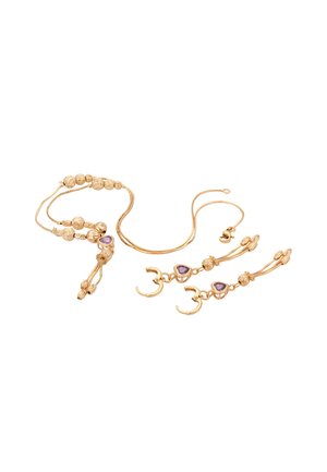 SET - Korvakorut - rose gold-coloured purple