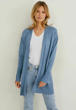 Cardigan - blau-melange