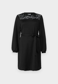 VIEMMY - Abito in maglia - black