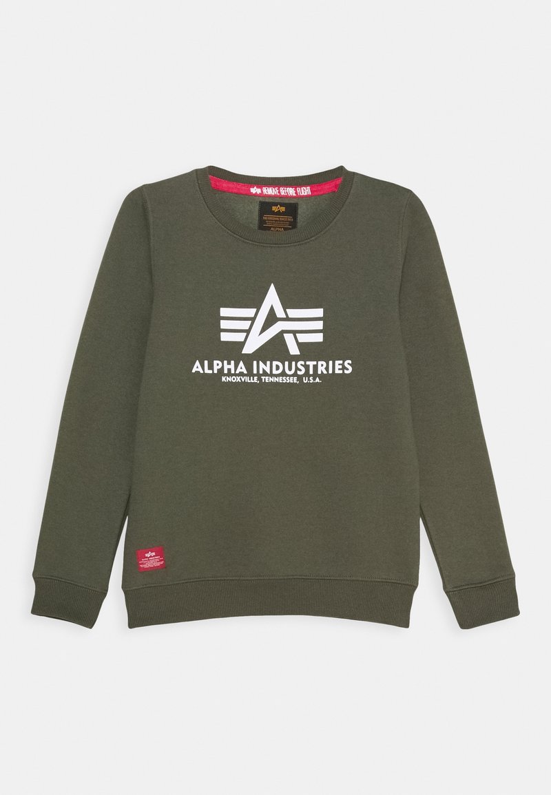 Alpha Industries BASIC KIDS/TEENS - Collegepaita - dark olive