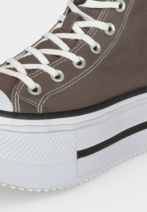 Converse CHUCK TAYLOR ALL STAR LIFT DOUBLE STACK PLATFORM - Zapatillas altas - pot hole plum/white/black — photo 7