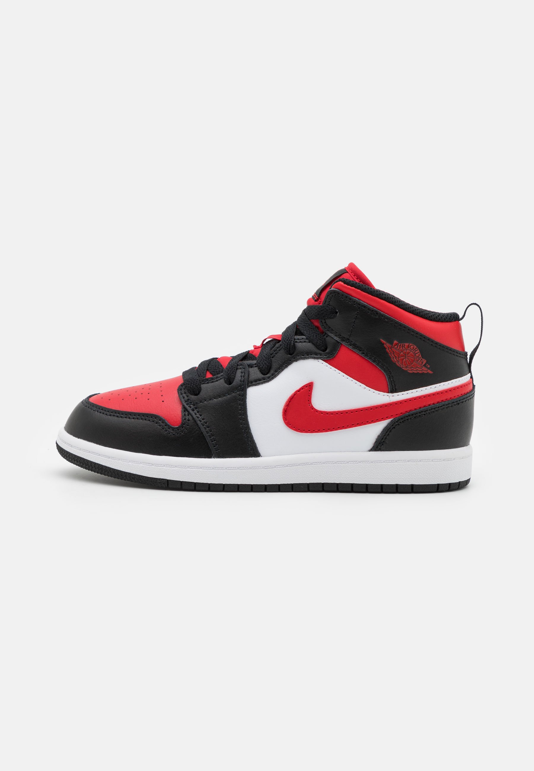 Product Ijver Dek de tafel Jordan 1 MID UNISEX - Basketbalschoenen - black/red-white/zwart - Zalando.nl