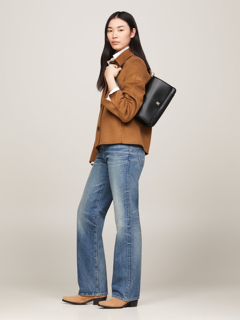 Tommy Hilfiger FRESH SHOULDER CROSSOVER - Käekott - black