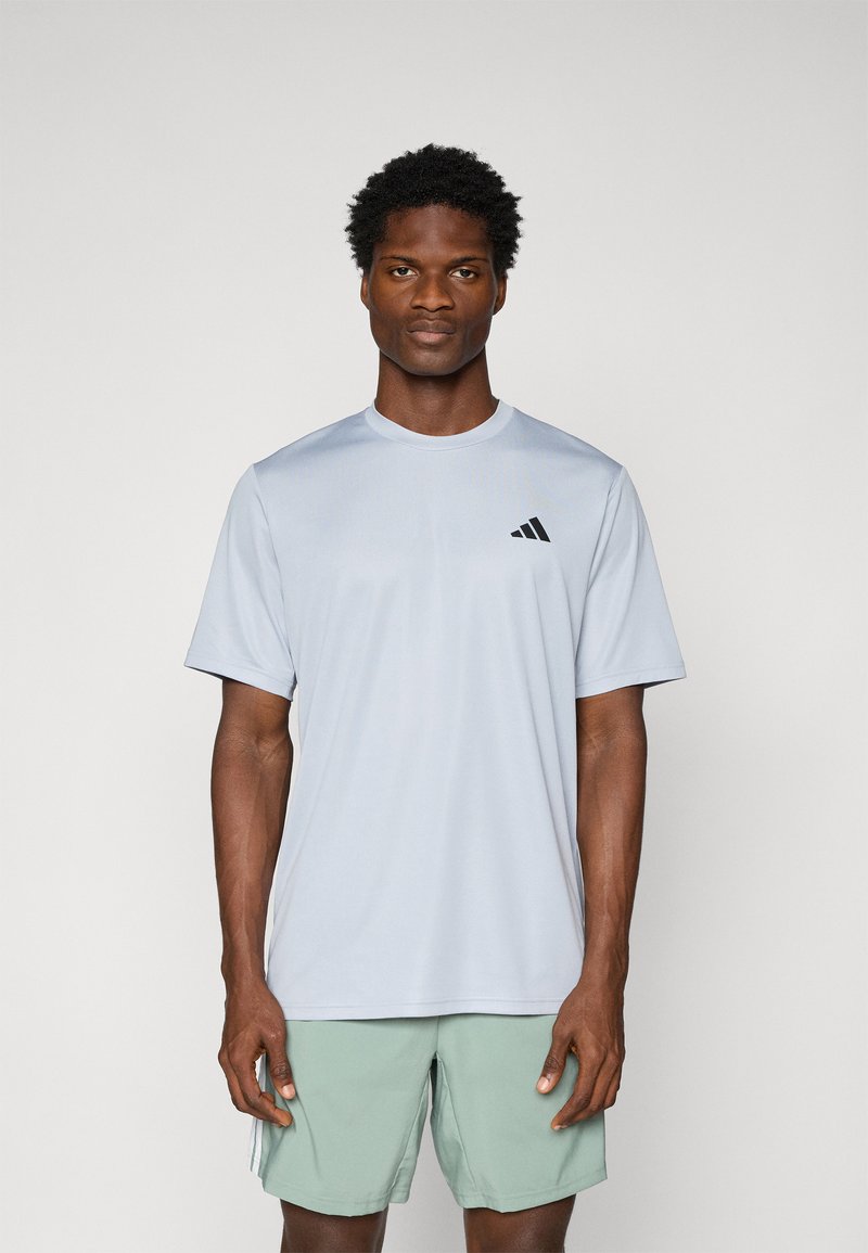 adidas Performance TRAIN ESSENTIALS - T-skjorte til trening - halo silver-coloured/black