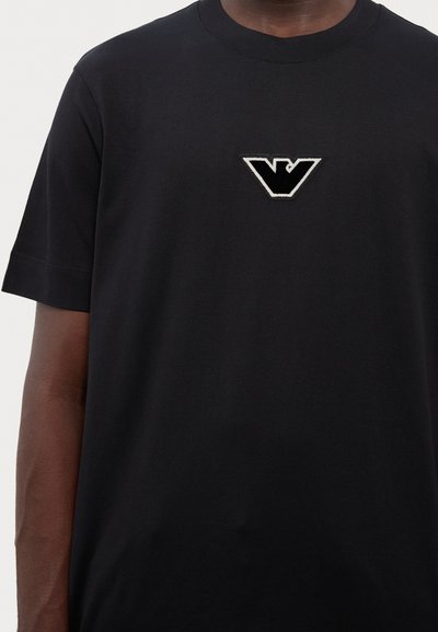 Emporio Armani Marškinėliai su spaudiniu - black