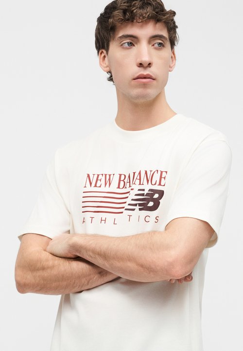 New Balance REIMAGINED GRAPHIC - Print T-shirt - angora — foto 4