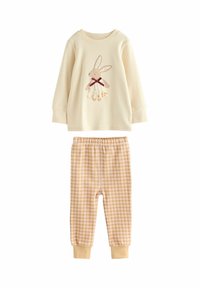 Next REGULAR FIT - SNUGGLE 3 PACK SET - Pyžamová súprava - pink/cream bunny applique