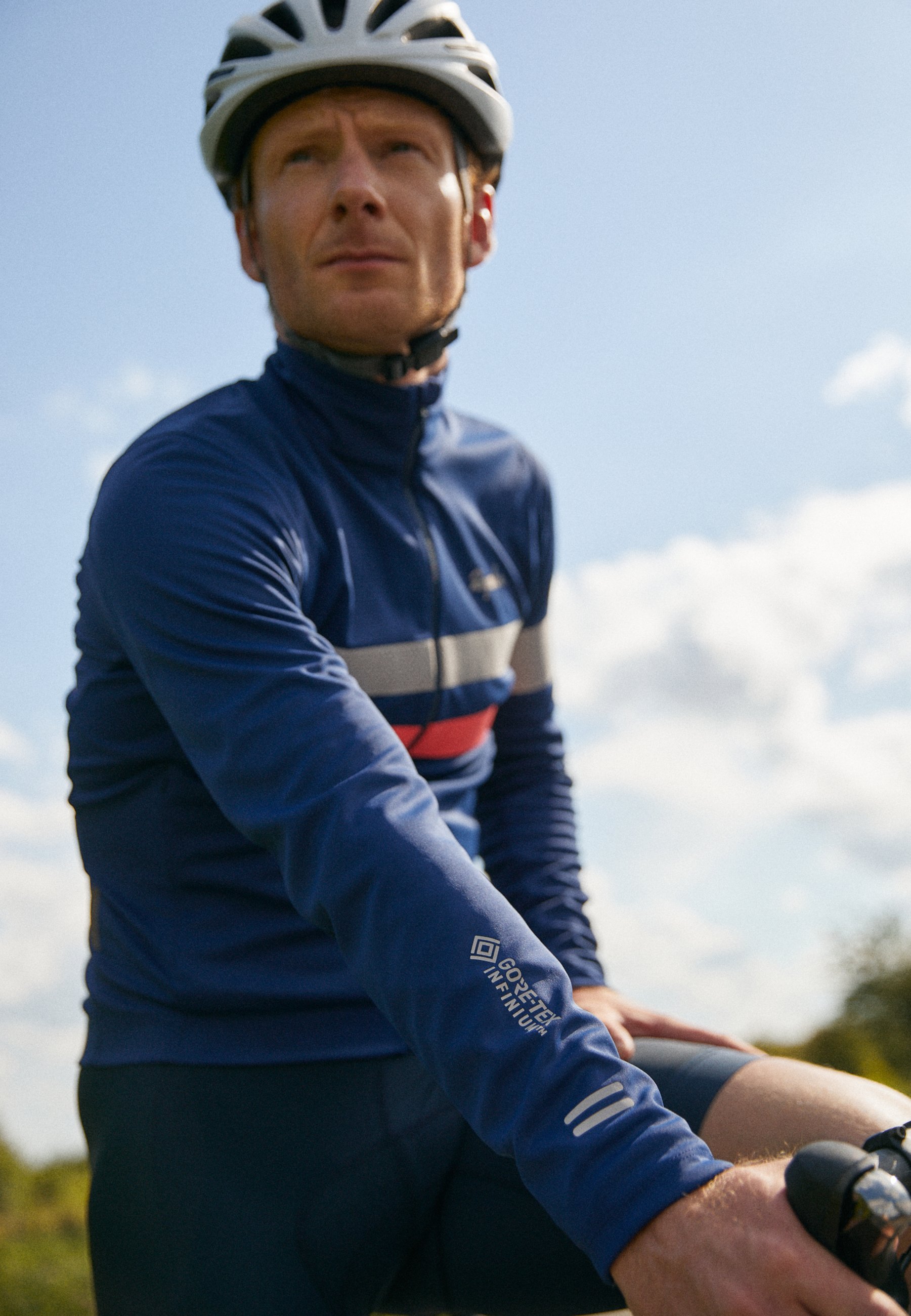 hi vis long sleeve cycling jersey