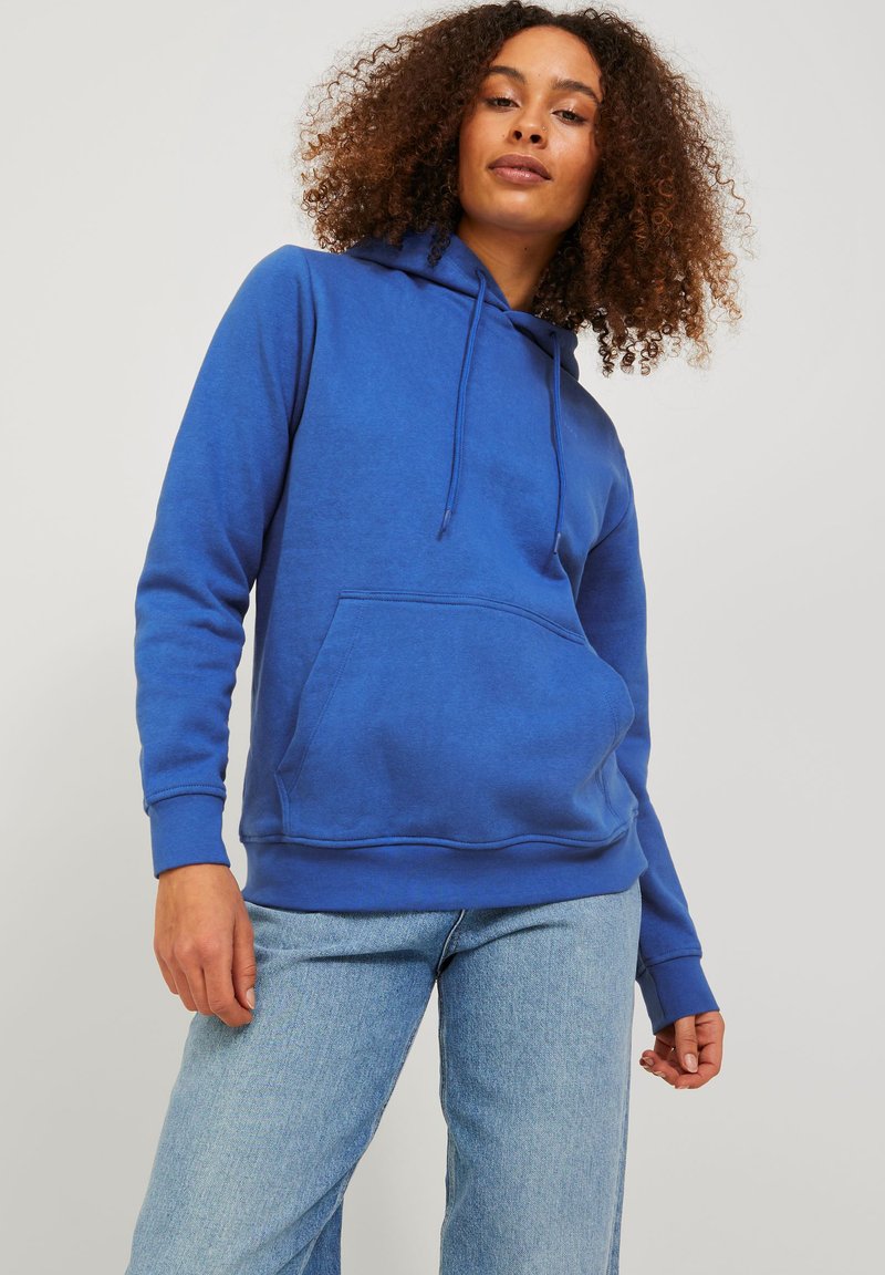JACK & JONES Jjxx Jxabbie Felpa Con Cappuccio In Spazzolato Per Donna - Abito Casual, Cotone, Lunga, Grigia