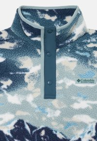 Columbia HELVETIA PRINTED HALF SNAP - Sweat polaire - crushed blue/everblue