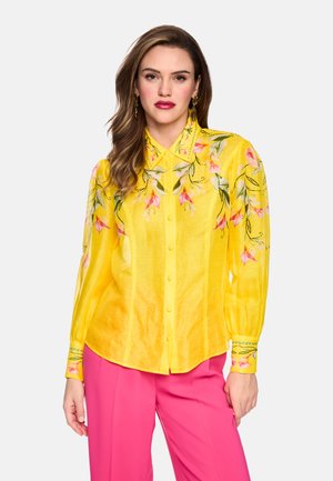 Marc Cain, MARC CAIN BLUSE - Button-down blouse - vibrant yellow