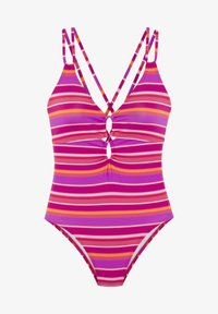 Ausgewählt, pink geringelt