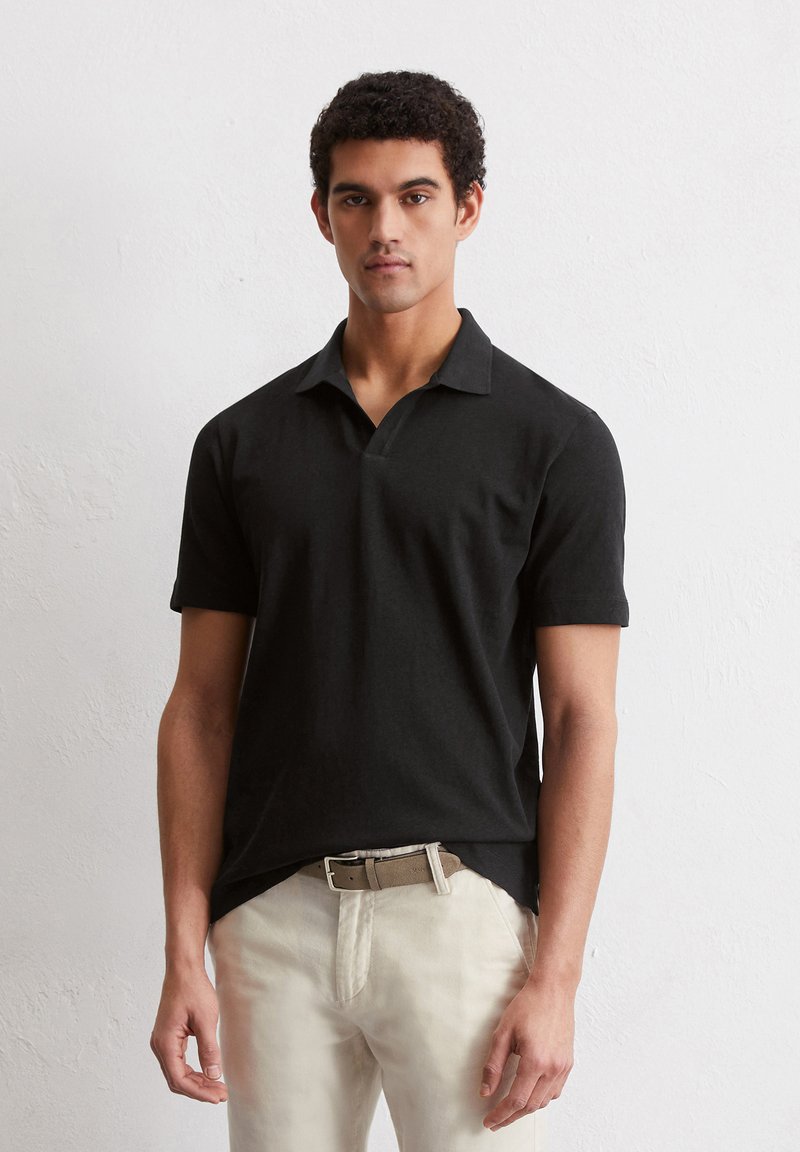 Marc O'Polo - REGULAR - Polo shirt - black, Enlarge