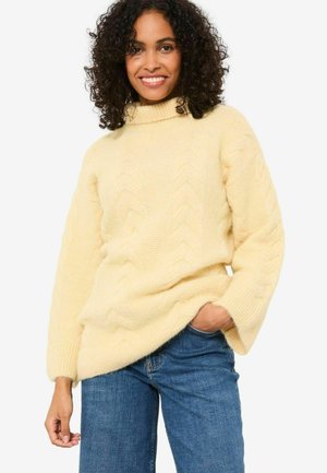 ROLL NECK - Strickpullover - yellow