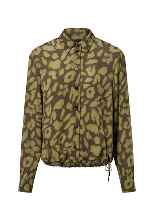 Hemdbluse - oliv erbse