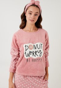 LELA SET - Komplet pižame - powder pink