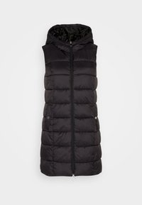 JDY JDYZULU LONG HOOD NEW - Veste sans manches - black