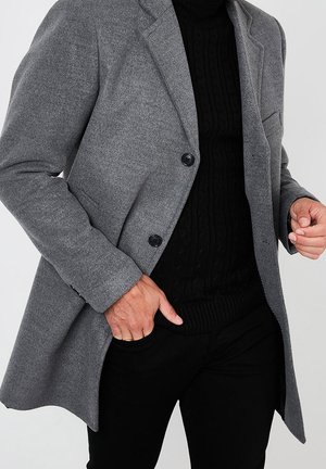 Halflange jas - light grey