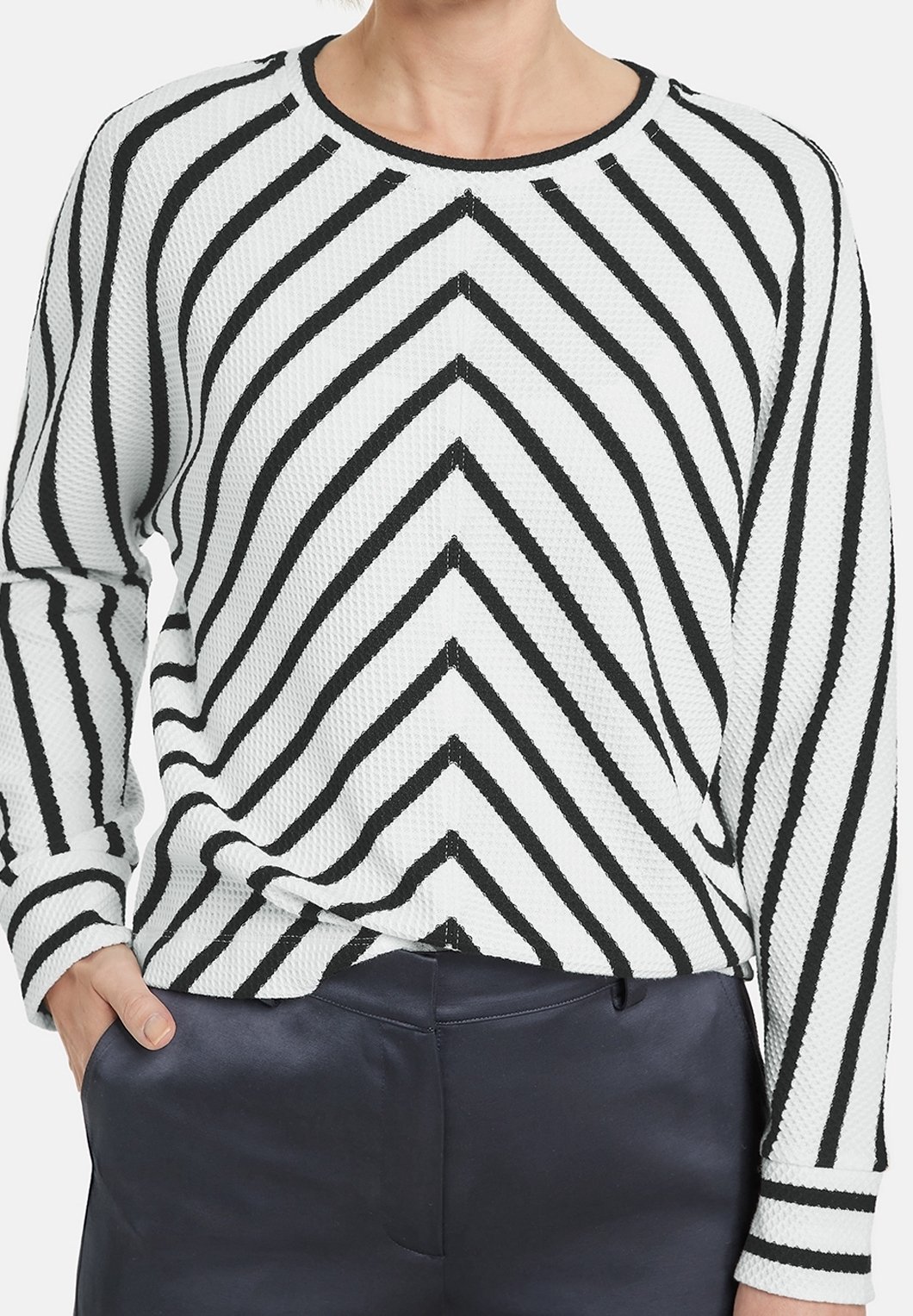 Gerry Weber Maglietta a manica lunga - black/nero - (Second hand