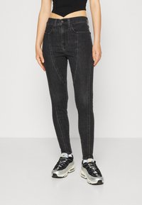 Levi's® - 720™ HIGH RISE SUPER SKINNY ZIP FRONT - Oprijete (skinny) kavbojke - kinda moody Miniaturna slika 1