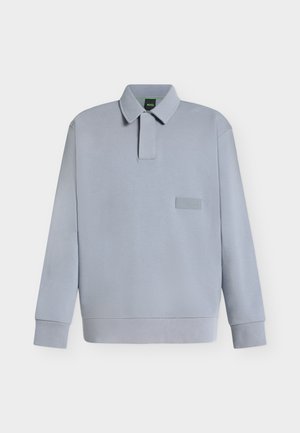 BOSS, PLACKET POLO - T-shirt à manches longues - dark grey