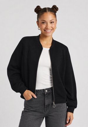 Even&Odd by Zalando, Суитшърт с цип - black