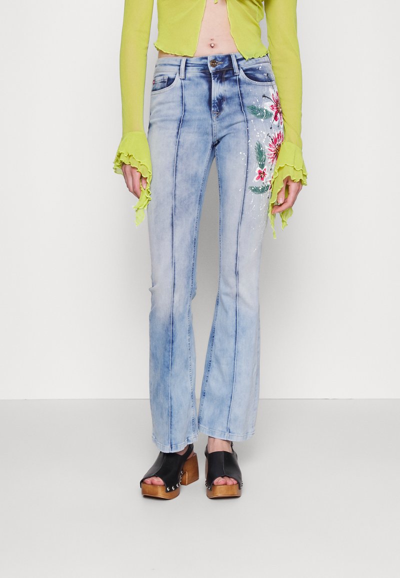 Miss Sixty PIPING Flared Jeans blue/blue denim Zalando.ie