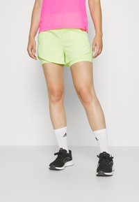 adidas Performance - AEROREADY MADE FOR MINIMAL  - Sport rövidnadrágok - pulse lime Miniatűr kép 1