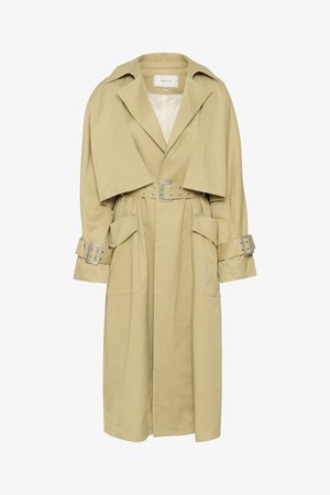 Gestuz SOURI - Trenchcoat - dark yellow/beige