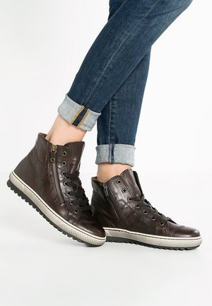 Baskets montantes - dark brown