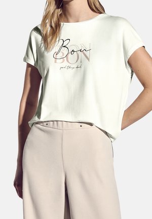 T-shirt con stampa - off-white