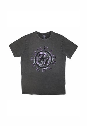 FOO FIGHTERS WHEEL SHADOW LIMITED EDITION ONLY WASH - Print T-shirt - charcoal