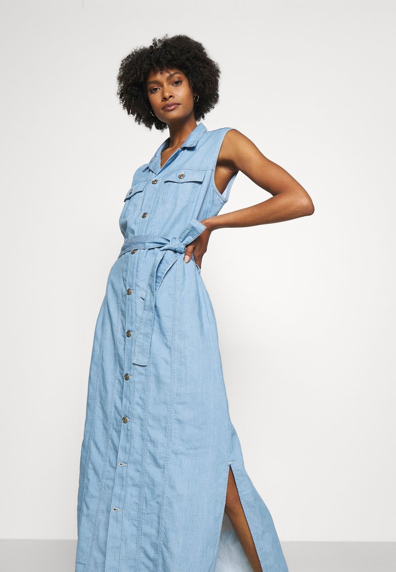 Damen Bekleidung | 7 for all mankind LORI DRESS ANGELINO Blusenkleid light blue/hellblau - OB89565 Damen Bekleidung | 7 for all mankind LORI DRESS ANGELINO Blusenkleid light blue/hellblau - OB89565