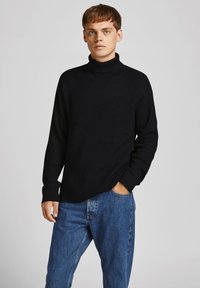 Jack & Jones JJPANNEL ROLL NECK - Maglione - black