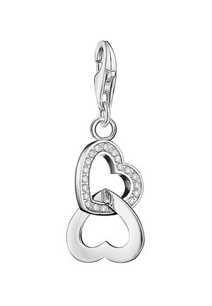 HERZEN - Pendant - silver-colored/white