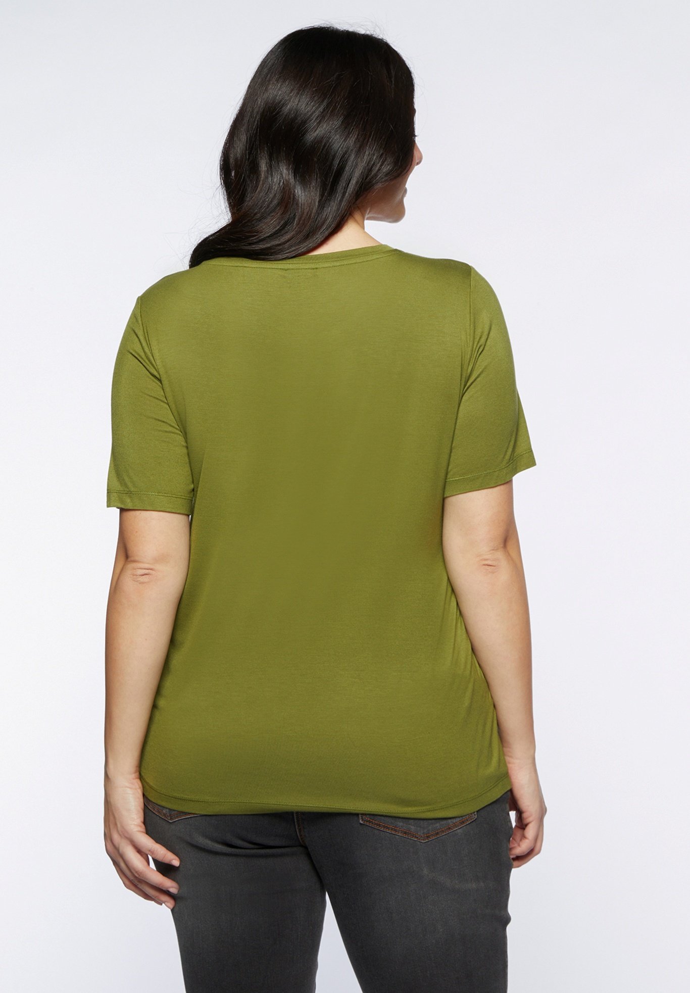 T-Shirt In Scuba Con Cut-out FIORELLA RUBINO – Maniche Lunghe, Scollo Tondo, Look Versatile Per Autunno/inverno 2025