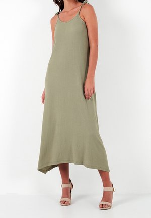 Robe longue - olive