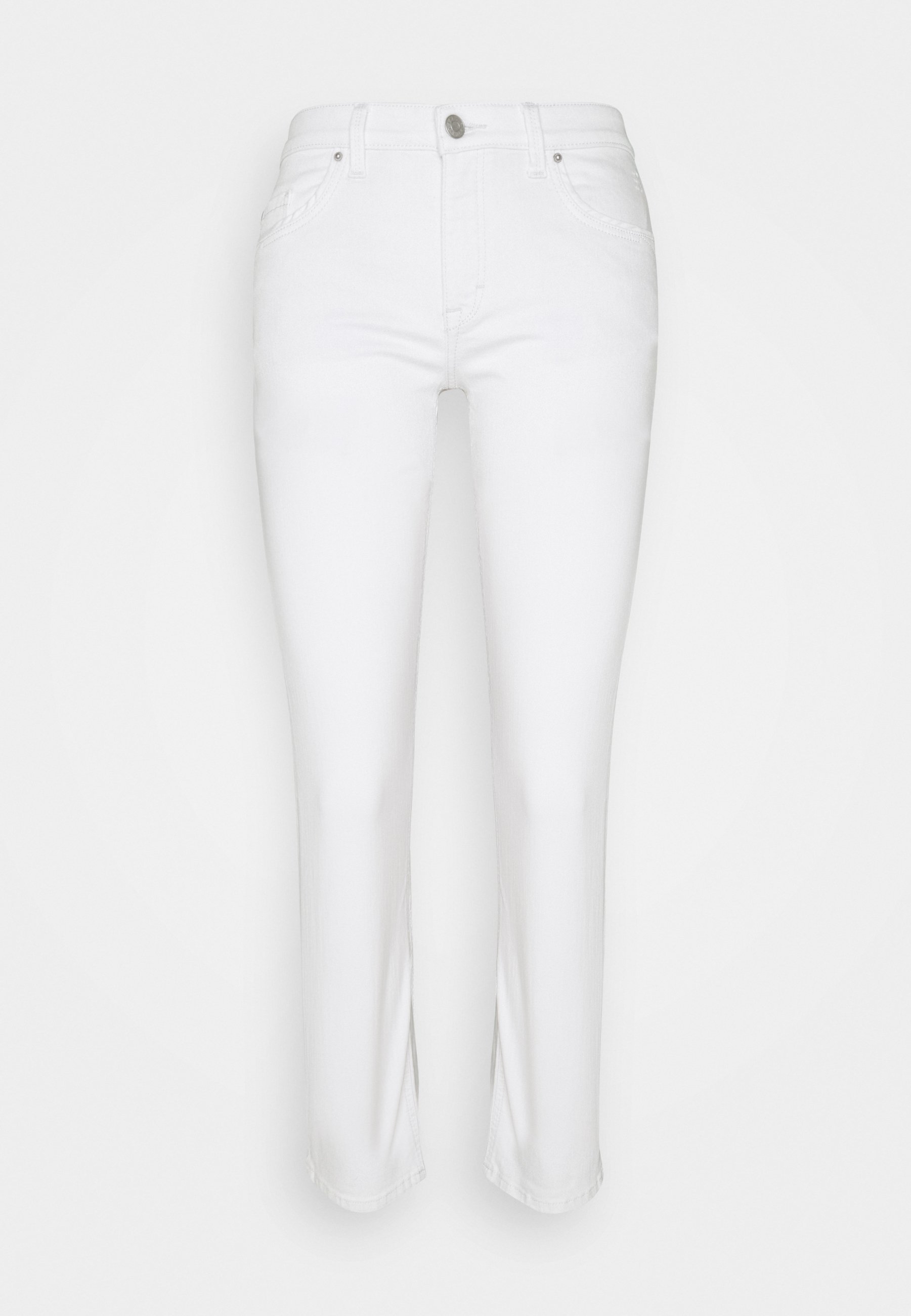 Esprit Straight leg jeans - white/wit - Zalando.nl