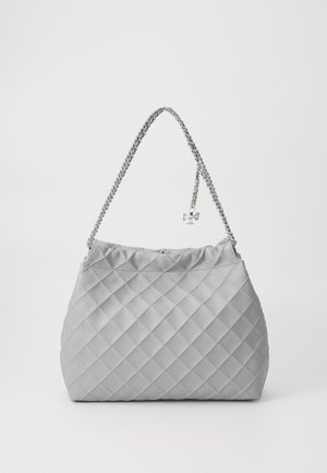 Tory Burch FLEMING HOBO - Shopping Bag - gray