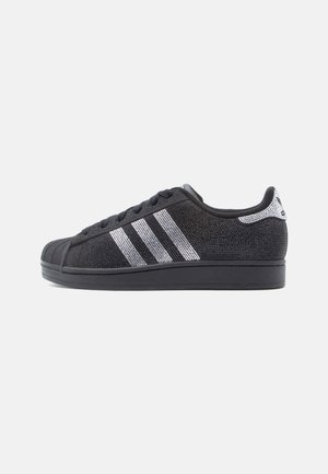 SUPERSTAR II - Sneakers laag - core black/silver-coloured metallic/off white
