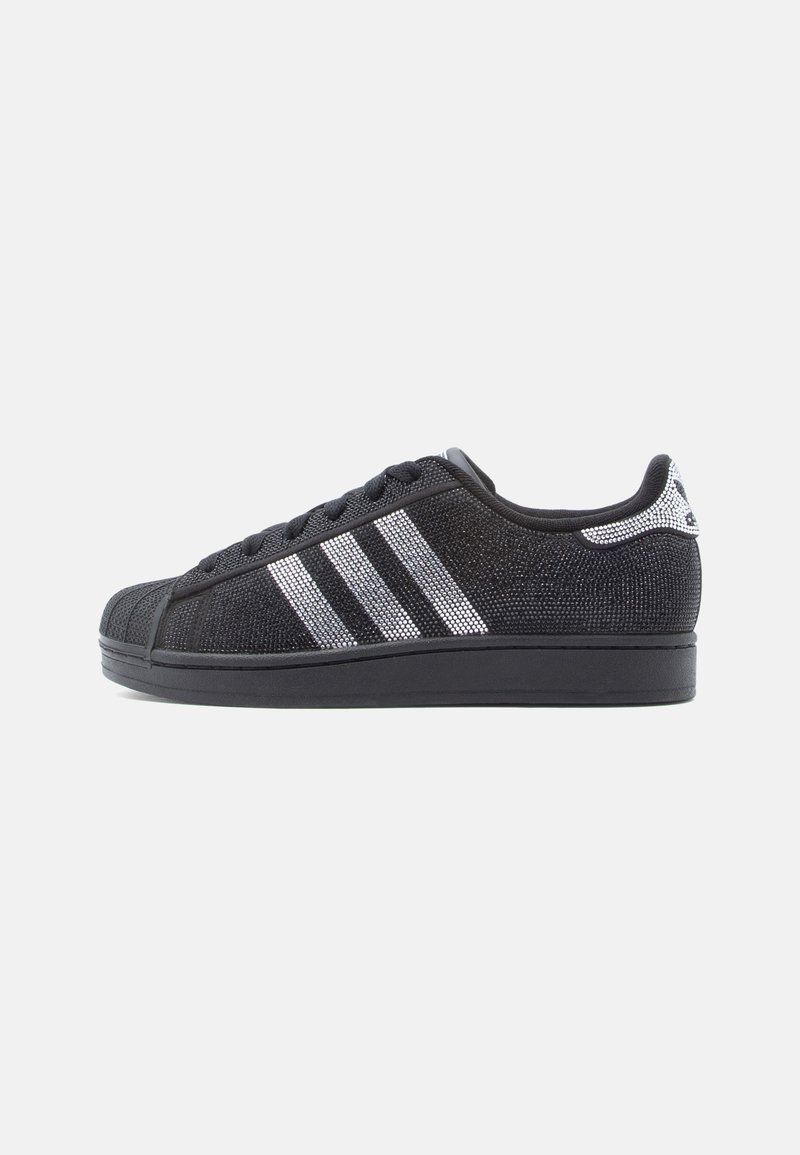 adidas Originals SUPERSTAR II core black/silver-coloured metallic/off white/black