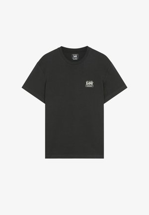 Lee, WORKWEAR CREW TEE - Print T-shirt - washed black